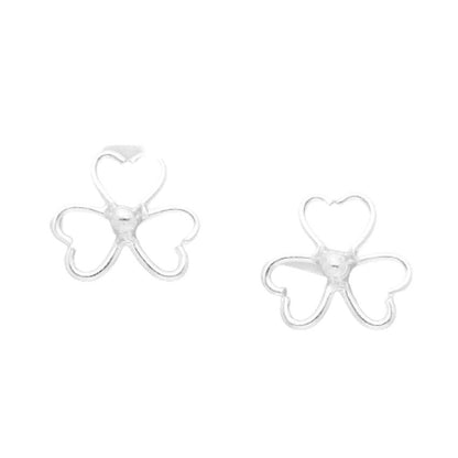 Tiny Childrens Shamrock Earrings
