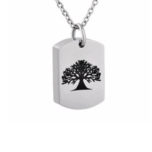Tree of Life Stainless Steel Ashes Locket