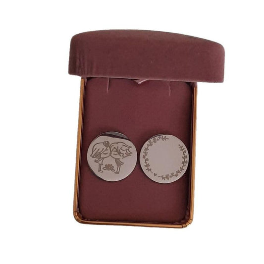 Two Ladies Kissing Wedding Coin