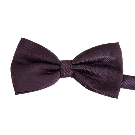 Very Dark Purple Adjustable Mans Bow Tie