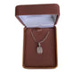 Very Small Angel Cherub Sterling Silver Medal Pendant