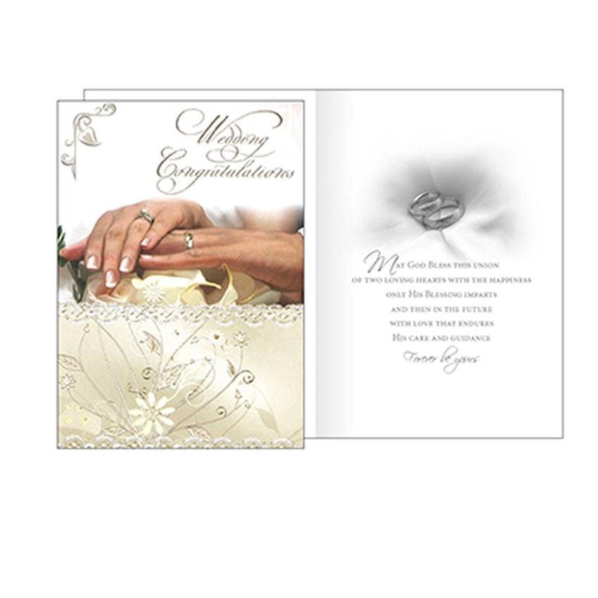 Wedding Congratulations Blessing Greeting Card