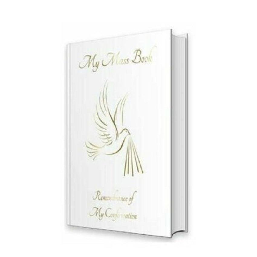 White Confirmation Remembrance Mass Book