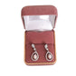 White Pearl Drop Sterling Silver Earrings(2)