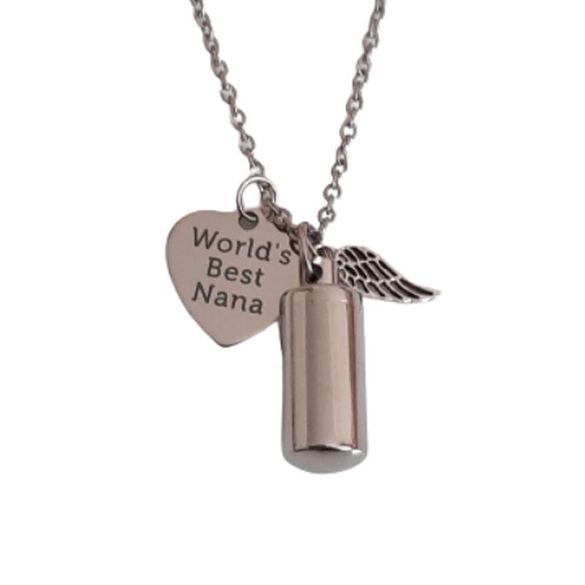 Worlds Best Nana Cremation Ashes Locket