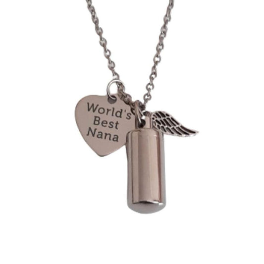 Worlds Best Nana Cremation Ashes Locket