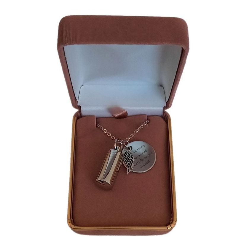 You Left A Memory Charm Ashes Locket