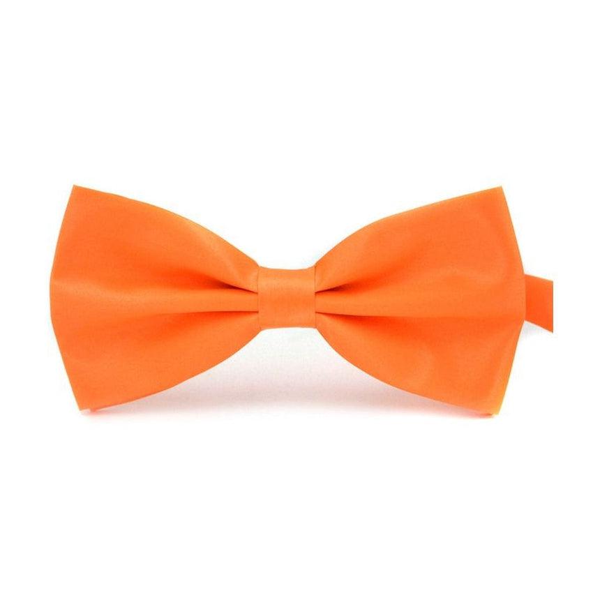 Young Boys Orange Adjustable Bow Tie