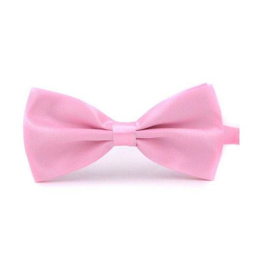 Young Boys Pink Adjustable Dickie Bow